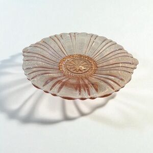 Anchor Hocking "Old Cafe" Pink Depression Glass Dish